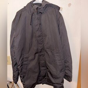 Black H&M down jacket size medium